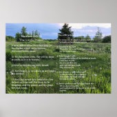 Schriftvorlage, Psalm 23, Vaterunser Poster (Vorne)