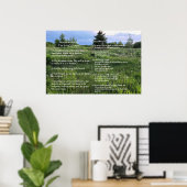 Schriftvorlage, Psalm 23, Vaterunser Poster (Heimbüro)