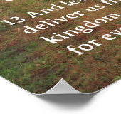 Schriftvorlage, Psalm 23, Vaterunser Poster (Ecke)