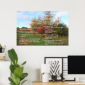 Schriftvorlage, Psalm 23, Vaterunser Poster (Heimbüro)