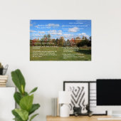 Schriftvorlage, Psalm 23, Vaterunser Poster (Heimbüro)