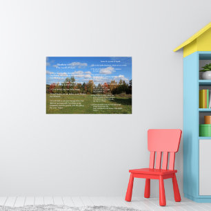 Schriftvorlage, Psalm 23, Vaterunser Poster
