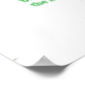 Schriftvorlage, Vaterunser, grün Poster (Ecke)