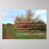 Schriftvorlage,  Vaterunser Poster (Vorne)