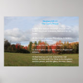 Schriftvorlage,  Vaterunser Poster (Vorne)