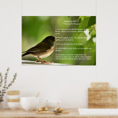 Schriftvorlage, Vaterunser Poster (Küche)