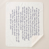 SchriftWort Gottes Ephesians 3 Sherpa Decke Sherpadecke (Vorderseite)