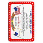 Schriftzeichen 2 Chroniken, wenn mein Volk Magnet (Vertikal)