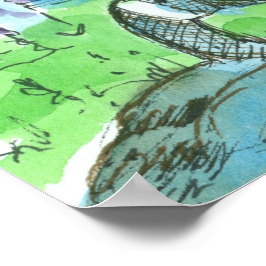 Schriftzeichen 3:13 Bibelglücke ist der Mann Poster (Ecke)