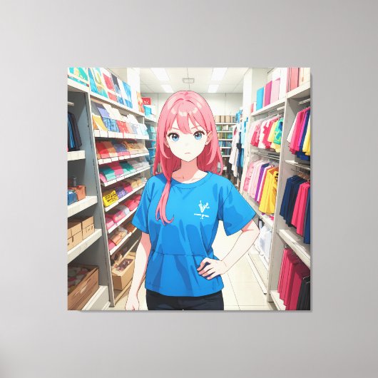 Schriftzeichen Canvas Print Leinwanddruck (Vorderseite)