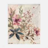 Schriftzeichen Fleecedecke (Vorderseite)