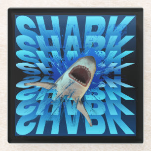 Schriftzeichen Glasuntersetzer