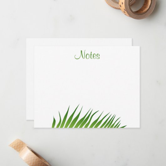 Schriftzeichen-Palm-Blätter Vorlage (Vorderseite/Rückseite Beispiel)