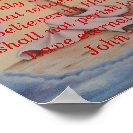 Schriftzeichen Poster (Ecke)