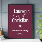 Schriftzeichen Poster