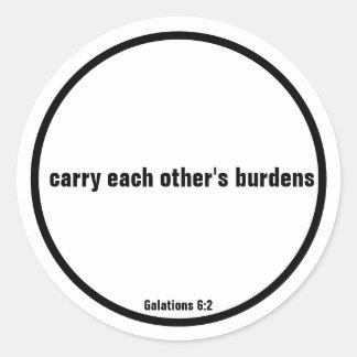 Schriftzeichen Runder Aufkleber