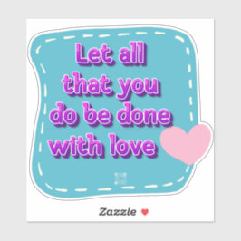 Schriftzüge Aufkleber