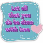 Schriftzüge Aufkleber (Vorderseite)