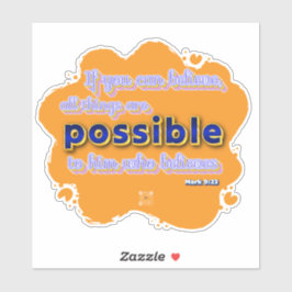 Schriftzüge Aufkleber