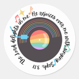 Schriftzüge Runder Aufkleber