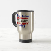 Schritt-beiseite Herren HILLARY CLINTON Reisebecher (Vorderseite Links)