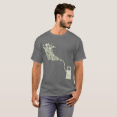 Schritt einer T-Shirt (Vorne ganz)