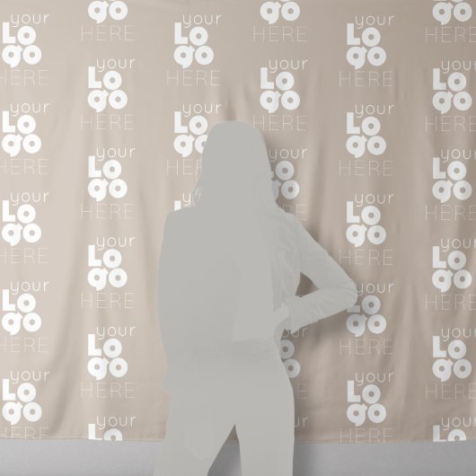 Schritt für das benutzerdefinierte Logo und Wieder Wandteppich