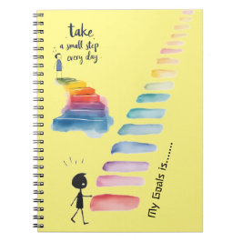 Schritt für Schritt Notizblock