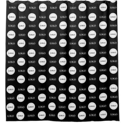 Schritt für Schritt und Wiederholung des Unternehm Duschvorhang (Vorderseite)