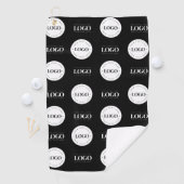 Schritt für Schritt und Wiederholung des Unternehm Golfhandtuch (Insitu)