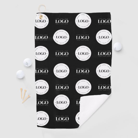 Schritt für Schritt und Wiederholung des Unternehm Golfhandtuch (Insitu)