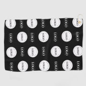 Schritt für Schritt und Wiederholung des Unternehm Golfhandtuch (Horizontal)