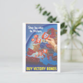 Schritt für Schritt zum Sieg ... Kaufen Sie Victor Postkarte (Stehend Vorderseite)