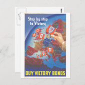 Schritt für Schritt zum Sieg ... Kaufen Sie Victor Postkarte (Vorne/Hinten)