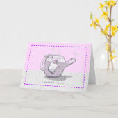 Schritt "Ich hasse es wirklich, dir Ärger zu mache Karte (Gelbe Blume)