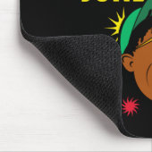 Schritt in den Juneteent-Aufkleber Mousepad (Ecke)