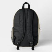 Schritt in den Sieg | Bedruckter Rucksack (Rückseite)