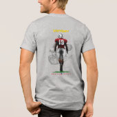 Schritt in den Sieg | Herren Tri-Blend Shirt (Rückseite)