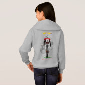 Schritt in den Sieg | Kinder Hoodie (Schwarz voll)