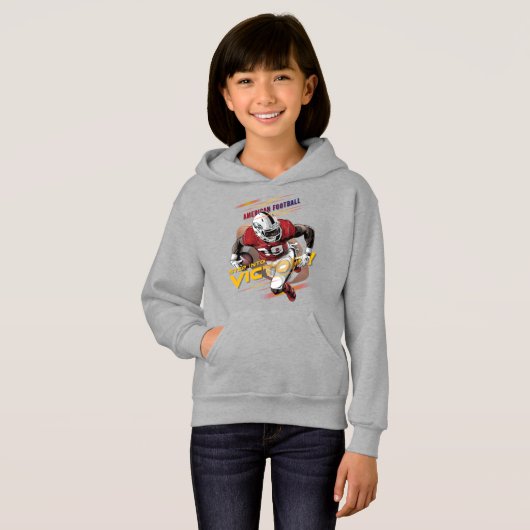 Schritt in den Sieg | Kinder Hoodie (Vorne ganz)