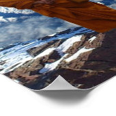 Schritt in die Natur Poster (Ecke)