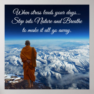 Schritt in die Natur Poster