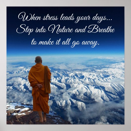 Schritt in die Natur Poster (Vorne)