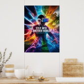 Schritt in eine andere Welt Poster (Küche)