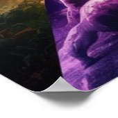 Schritt in eine andere Welt Poster (Ecke)