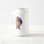 Schritt-Jack K Bierglas (Vorderseite Links)