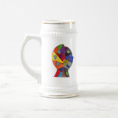 Schritt-Jack K Bierglas (Links)