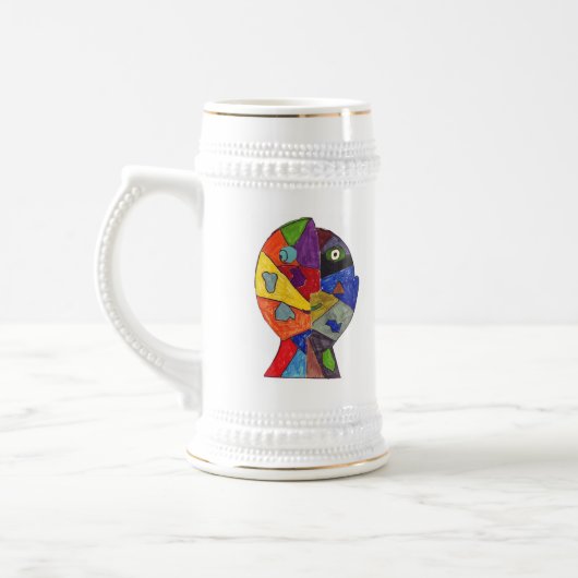 Schritt-Jack K Bierglas (Links)