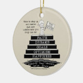 Schritt Keramik Ornament (Links)