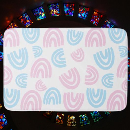 Schritt mit Stolz Badematte